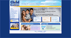 Desktop Screenshot of childdevelopmentresources.org